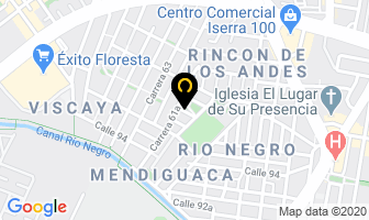 Mapa de Supertiendas Mandarina Express en Bogotá D.C