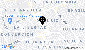 Mapa de Supertiendas Metro en Bogotá D.C