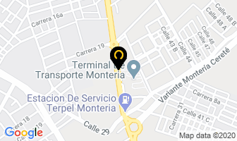 Mapa de Supli Colombia S.a.s. en Montería