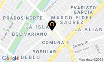 Mapa de Supramax en Cali