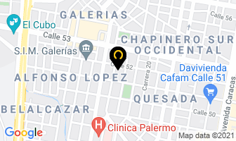 Mapa de Surael Ltda en Bogotá D.C