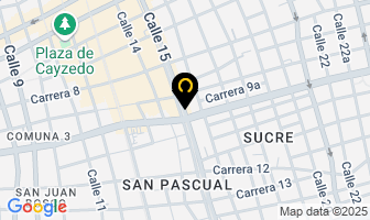 Mapa de Surti Repuestos 15 Con 10 en Cali
