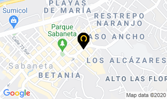Mapa de Surti Sur en Sabaneta
