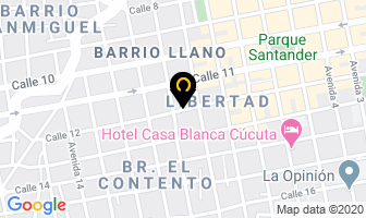 Mapa de Surtiacrílicos Superior en Cúcuta