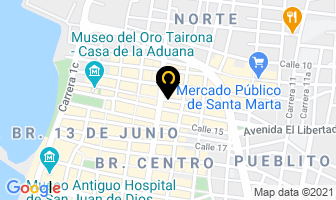 Mapa de Surticacharrería en Santa Marta