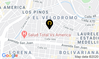 Mapa de Surtideportes en Medellín