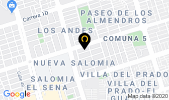 Mapa de Surtidor Industrial Ltda en Cali