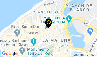 Mapa de Surtidora De Confecciones en Cartagena