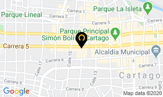 Mapa de Surtidrogas en Cartago