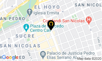 Mapa de Surtielectrónica La Sexta en Cali