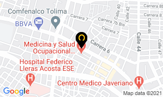 Mapa de Surtifruver Del Tolima en Ibagué