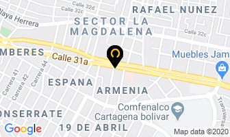 Mapa de Surtiga S.a. E.s.p. en Cartagena