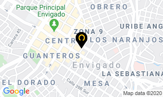Mapa de Surtinegocios en Envigado