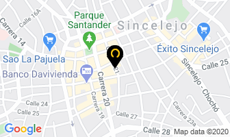 Mapa de Surtiquimicos en Sincelejo