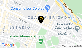 Mapa de Surtisonido S.a.s en Medellín