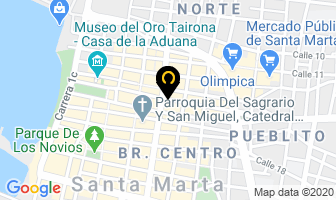 Mapa de Surty Mascotas en Santa Marta