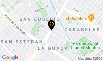 Mapa de Suspensiones Y Repuestos en Bogotá D.C