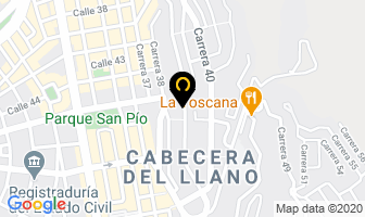 Mapa de Swing Spa en Bucaramanga