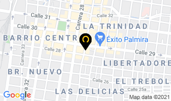 Mapa de Sysco Ltda. en Palmira