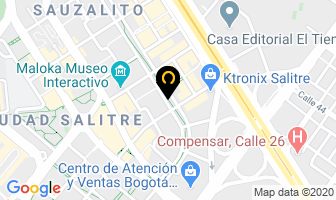 Mapa de Systenetwork en Bogotá D.C