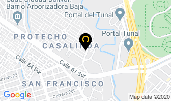 Mapa de T Y T Time Technology en Bogotá D.C