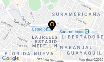 Mapa de Taberna Bar Oro Solido en Medellín