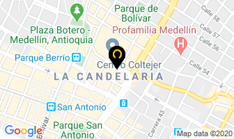 Mapa de Taberna Borinquen Salsa Bar en Medellín
