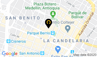 Mapa de Taberna La Barrita en Medellín