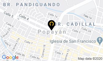 Mapa de Taberna Los Arrieros en Popayán