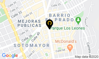 Mapa de Taberna Show El Sombrero en Bucaramanga