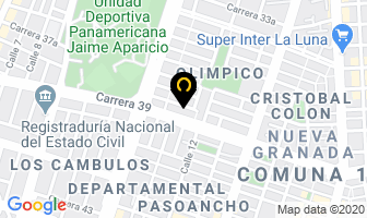 Mapa de Tableros Eléctricos Tablesa S.a. en Cali