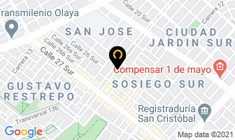 Mapa de Tactica & Care Sas en Bogotá D.C