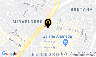 Mapa de Taller Automotriz Auto Servicios en Cali