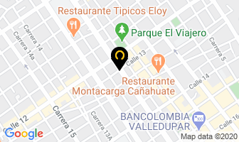 Mapa de Taller Creativo Marcel Muqueza en Valledupar