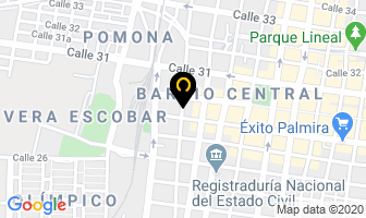 Mapa de Taller De Bicicletas Central en Palmira