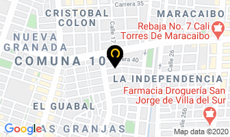 Mapa de Taller De Fibra en Cali
