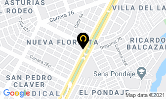 Mapa de Taller De Motos J en Cali