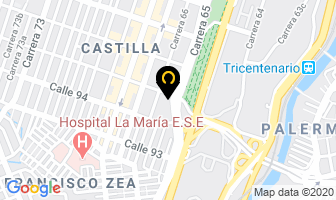 Mapa de Taller De Neveras Pacho en Medellín