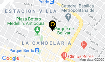 Mapa de Taller De Optica Boulevard en Medellín