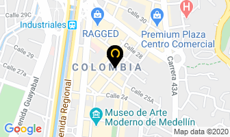 Mapa de Taller Eléctrico en Medellín