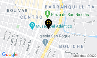 Mapa de Taller Eléctrico Correa en Barranquilla