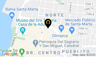 Mapa de Taller Electrónico Japonés en Santa Marta