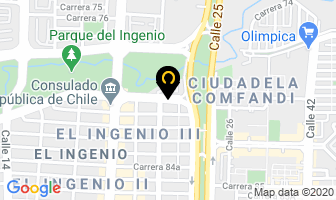Mapa de Taller Gym Muelle en Cali