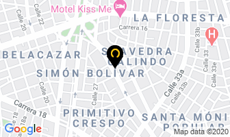 Mapa de Taller Industrial Extra en Cali