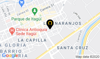 Mapa de Taller Industrial Hefestos en Itaguí