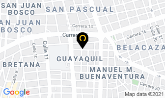 Mapa de Taller Industrial San Martín en Cali