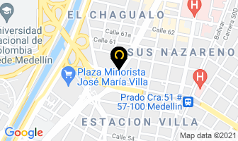 Mapa de Taller Industrial Servimec en Medellín