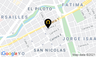 Mapa de Taller Industrial Su Torno en Cali