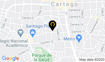 Mapa de Taller Industrial T.e.a. en Cartago