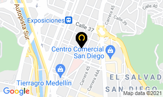 Mapa de Taller Kia en Medellín
